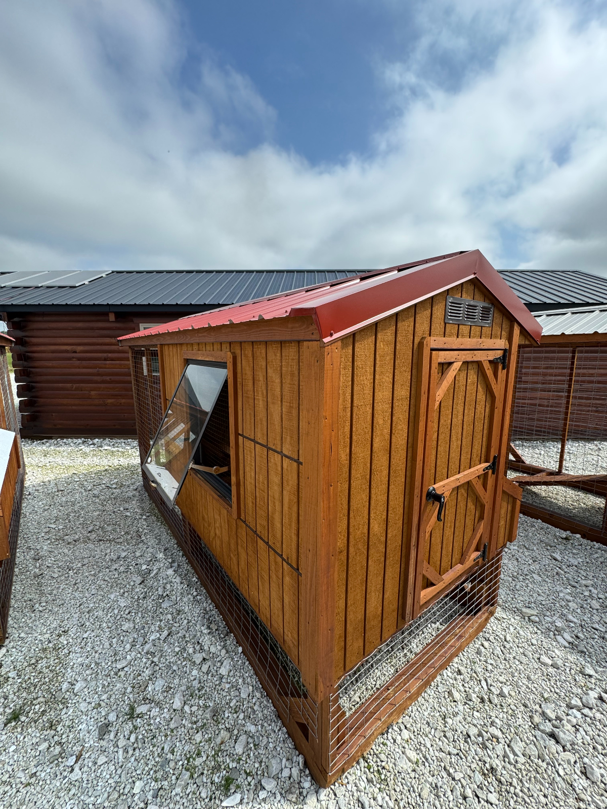 5' x 12' Compact Chicken Coop A-Frame in Clayton, IL - Schrocks Woodshop for sale in Clayton, IL